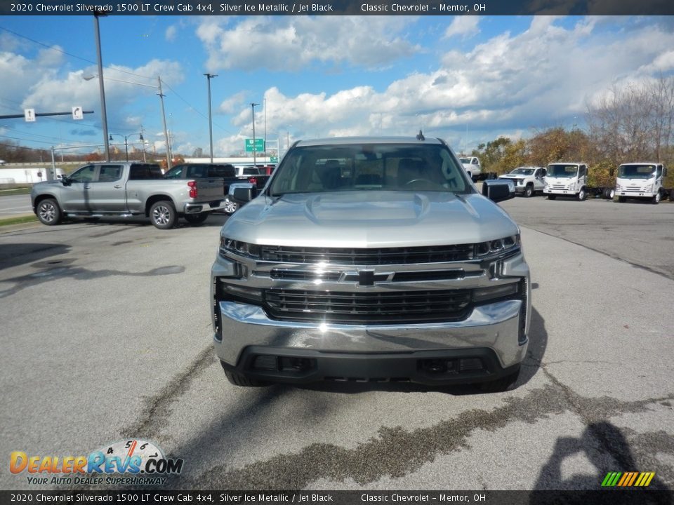 2020 Chevrolet Silverado 1500 LT Crew Cab 4x4 Silver Ice Metallic / Jet Black Photo #1