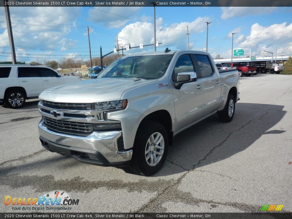 2020 Chevrolet Silverado 1500 LT Crew Cab 4x4 Silver Ice Metallic / Jet Black Photo #5