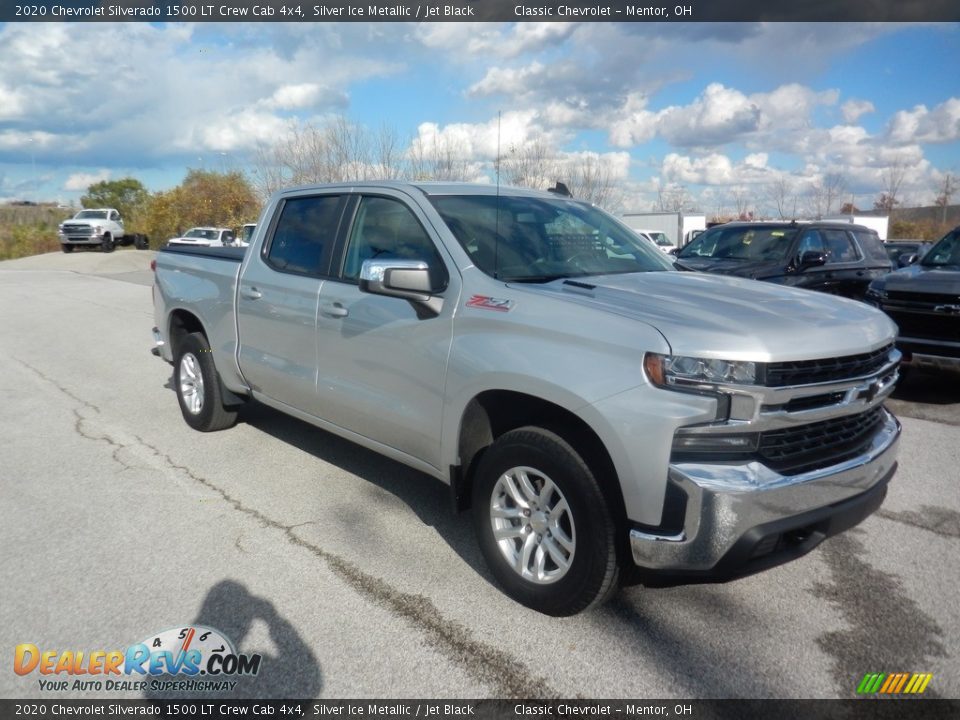2020 Chevrolet Silverado 1500 LT Crew Cab 4x4 Silver Ice Metallic / Jet Black Photo #6
