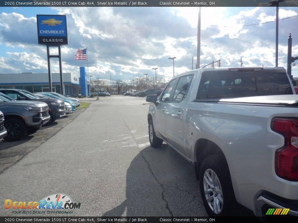 2020 Chevrolet Silverado 1500 LT Crew Cab 4x4 Silver Ice Metallic / Jet Black Photo #7