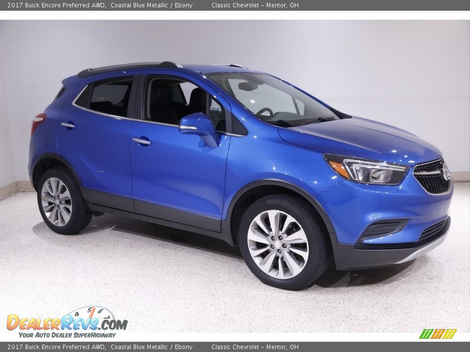 2017 Buick Encore Preferred AWD Coastal Blue Metallic / Ebony Photo #1