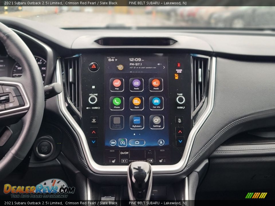 2021 Subaru Outback 2.5i Limited Crimson Red Pearl / Slate Black Photo #4