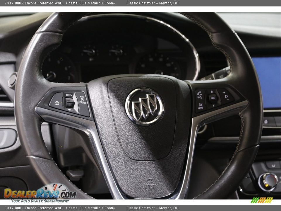 2017 Buick Encore Preferred AWD Coastal Blue Metallic / Ebony Photo #7