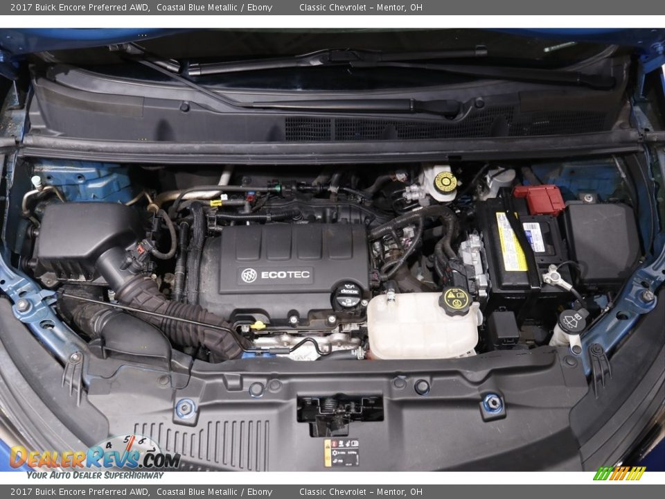 2017 Buick Encore Preferred AWD Coastal Blue Metallic / Ebony Photo #18