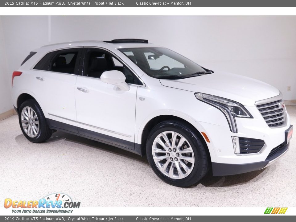 2019 Cadillac XT5 Platinum AWD Crystal White Tricoat / Jet Black Photo #1