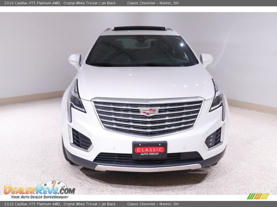 2019 Cadillac XT5 Platinum AWD Crystal White Tricoat / Jet Black Photo #2