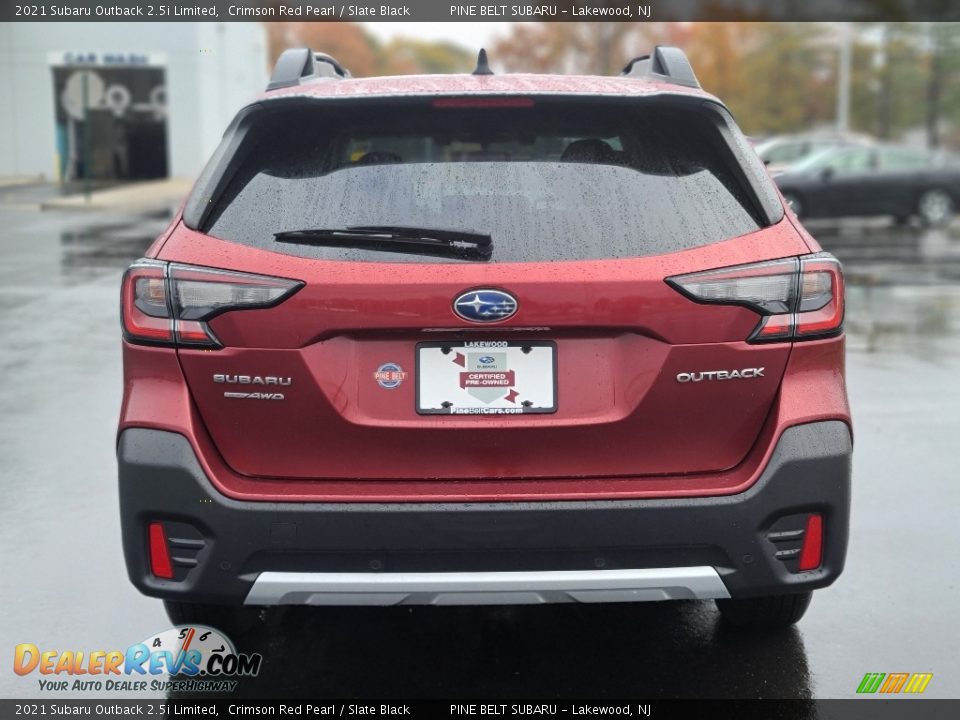 2021 Subaru Outback 2.5i Limited Crimson Red Pearl / Slate Black Photo #20