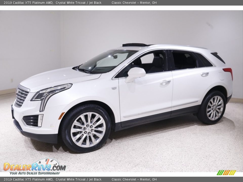 2019 Cadillac XT5 Platinum AWD Crystal White Tricoat / Jet Black Photo #3