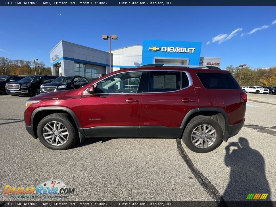 2018 GMC Acadia SLE AWD Crimson Red Tintcoat / Jet Black Photo #2