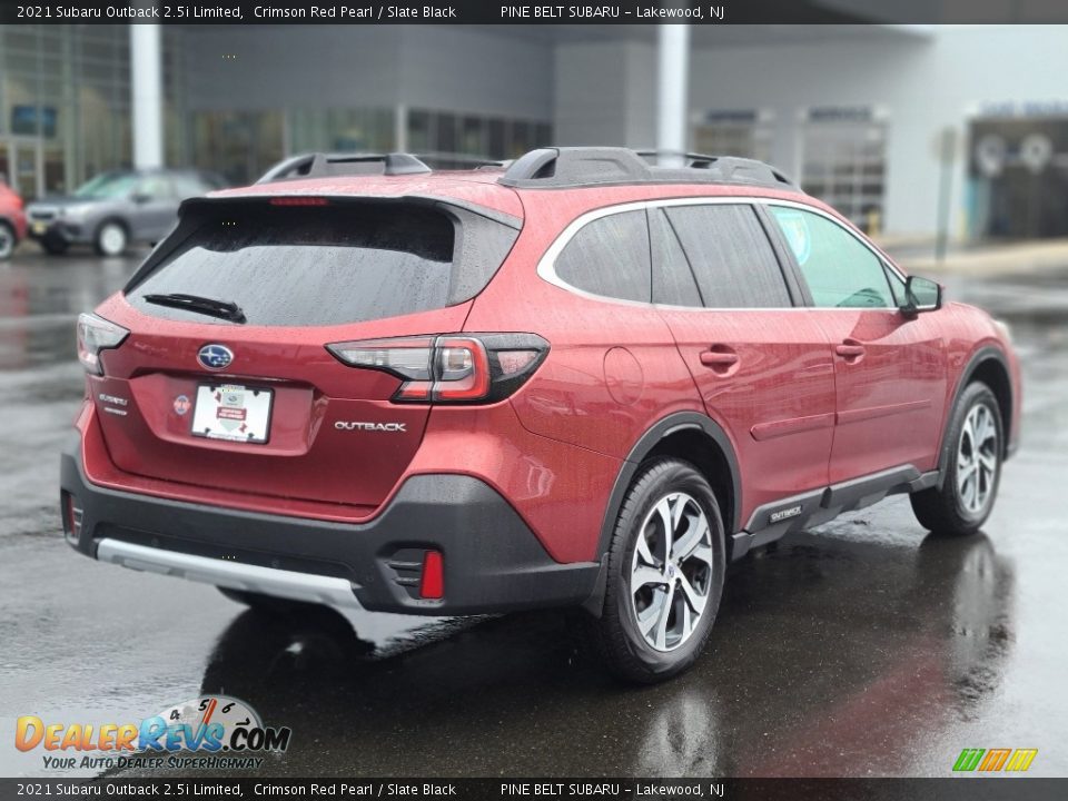 2021 Subaru Outback 2.5i Limited Crimson Red Pearl / Slate Black Photo #21