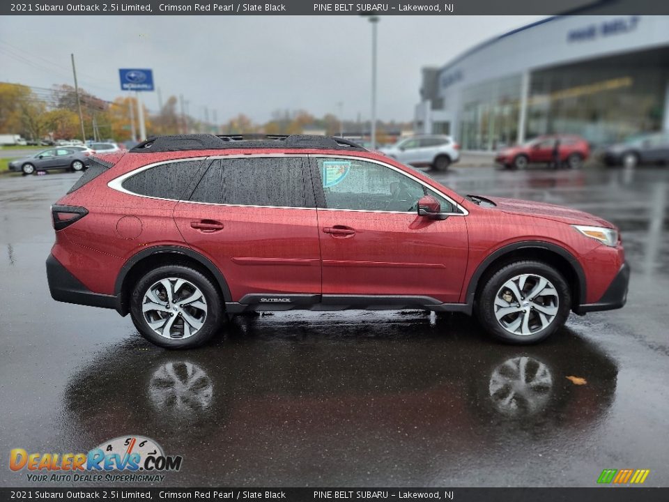 2021 Subaru Outback 2.5i Limited Crimson Red Pearl / Slate Black Photo #22