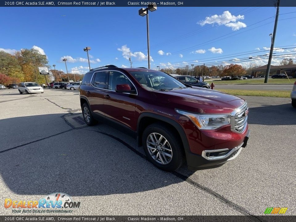 2018 GMC Acadia SLE AWD Crimson Red Tintcoat / Jet Black Photo #4