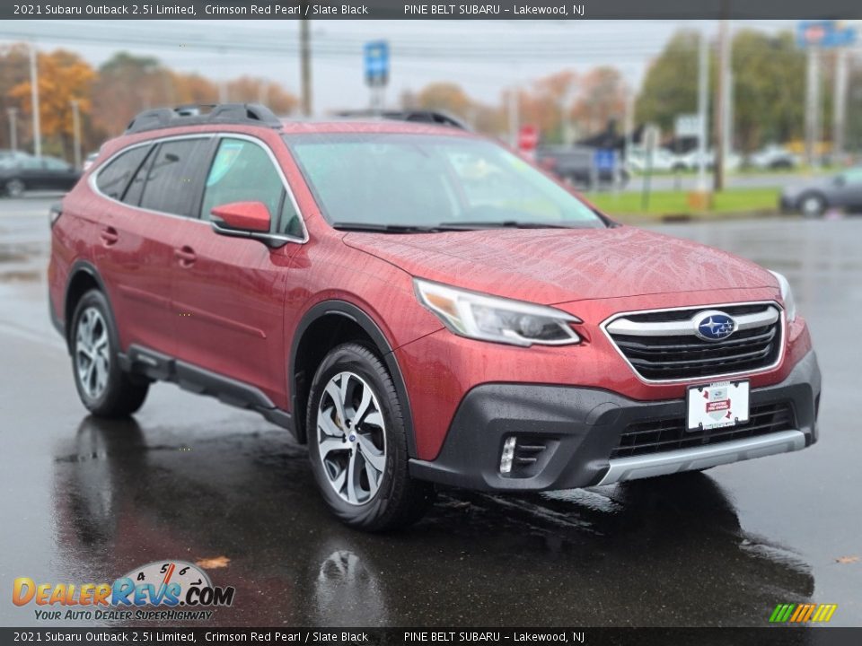 2021 Subaru Outback 2.5i Limited Crimson Red Pearl / Slate Black Photo #23