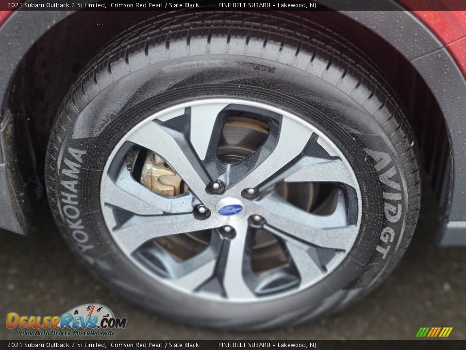 2021 Subaru Outback 2.5i Limited Crimson Red Pearl / Slate Black Photo #25