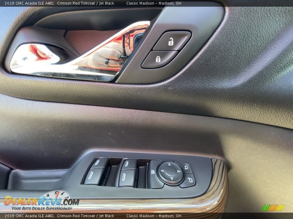2018 GMC Acadia SLE AWD Crimson Red Tintcoat / Jet Black Photo #8