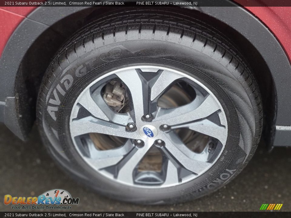 2021 Subaru Outback 2.5i Limited Crimson Red Pearl / Slate Black Photo #28