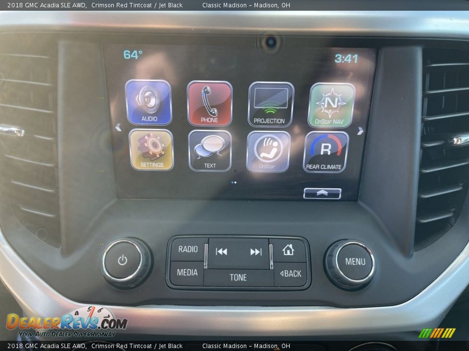 2018 GMC Acadia SLE AWD Crimson Red Tintcoat / Jet Black Photo #11