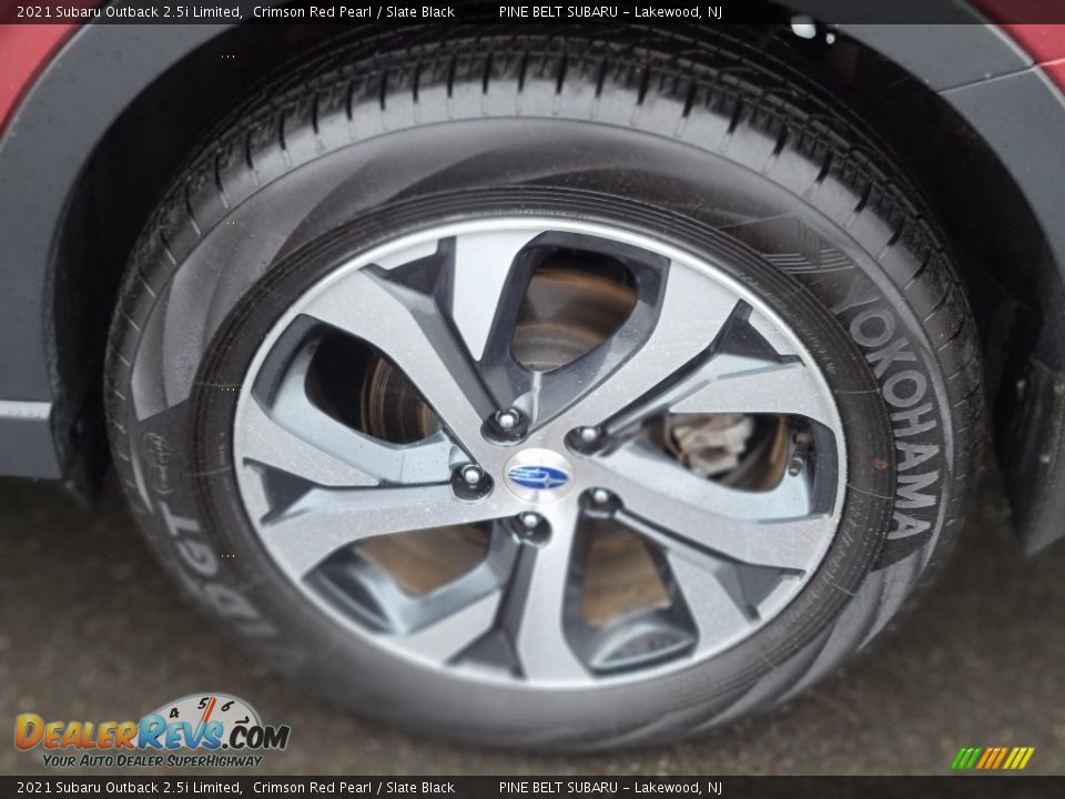 2021 Subaru Outback 2.5i Limited Crimson Red Pearl / Slate Black Photo #32