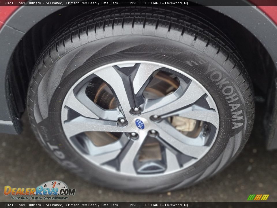 2021 Subaru Outback 2.5i Limited Crimson Red Pearl / Slate Black Photo #36