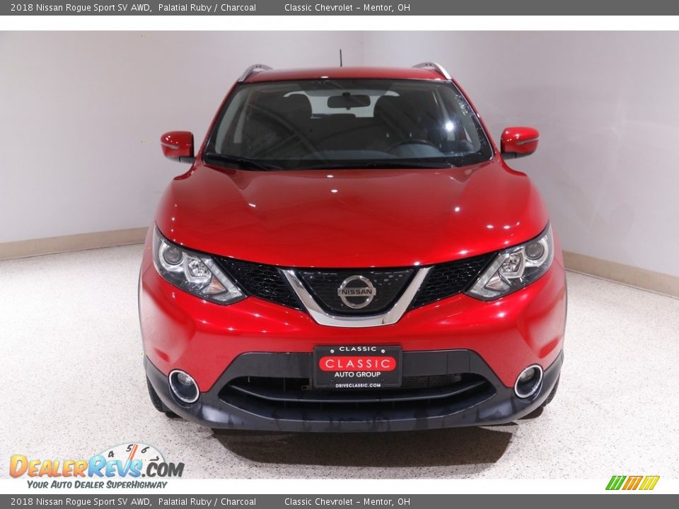 2018 Nissan Rogue Sport SV AWD Palatial Ruby / Charcoal Photo #2