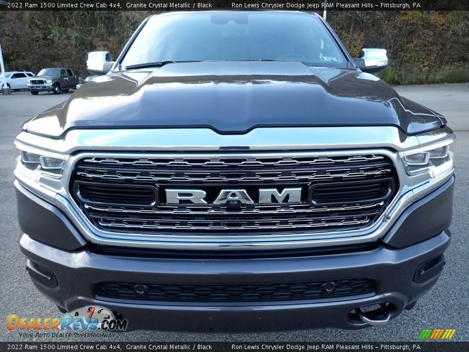 2022 Ram 1500 Limited Crew Cab 4x4 Granite Crystal Metallic / Black Photo #8