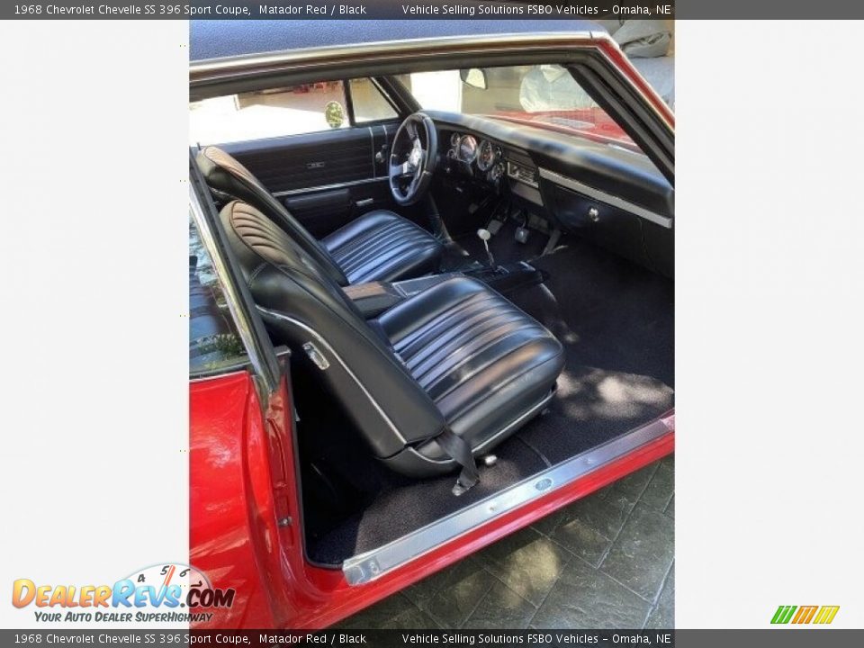 Black Interior - 1968 Chevrolet Chevelle SS 396 Sport Coupe Photo #4