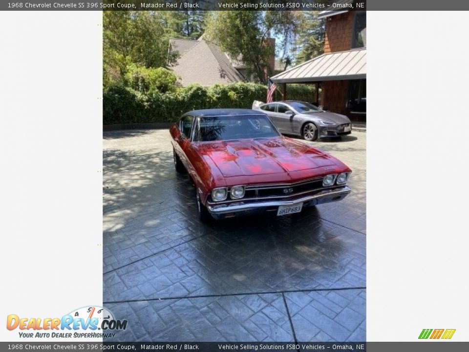 1968 Chevrolet Chevelle SS 396 Sport Coupe Matador Red / Black Photo #5