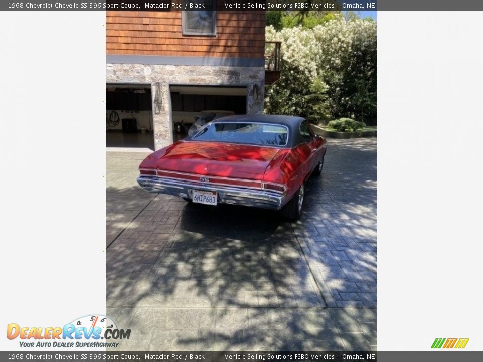 1968 Chevrolet Chevelle SS 396 Sport Coupe Matador Red / Black Photo #6