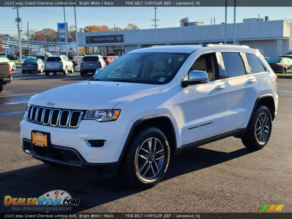 2020 Jeep Grand Cherokee Limited 4x4 Bright White / Black Photo #1