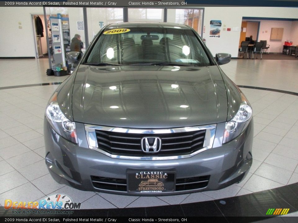 2009 Honda Accord EX Sedan Polished Metal Metallic / Gray Photo #2