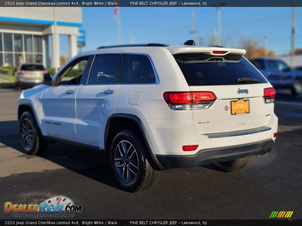 2020 Jeep Grand Cherokee Limited 4x4 Bright White / Black Photo #20