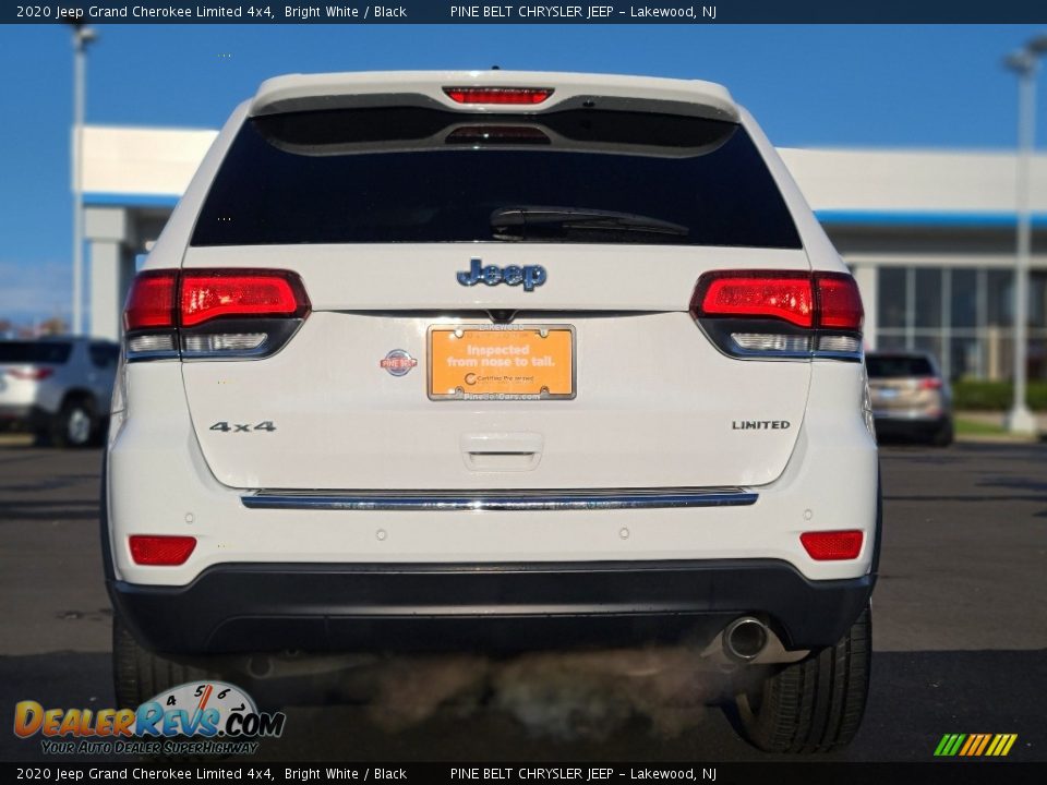 2020 Jeep Grand Cherokee Limited 4x4 Bright White / Black Photo #21