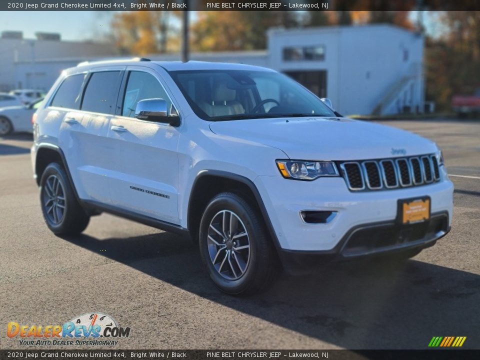 2020 Jeep Grand Cherokee Limited 4x4 Bright White / Black Photo #24