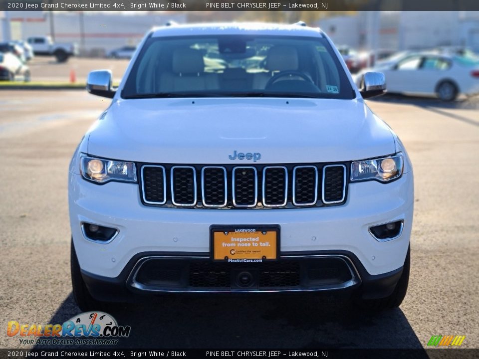 2020 Jeep Grand Cherokee Limited 4x4 Bright White / Black Photo #25