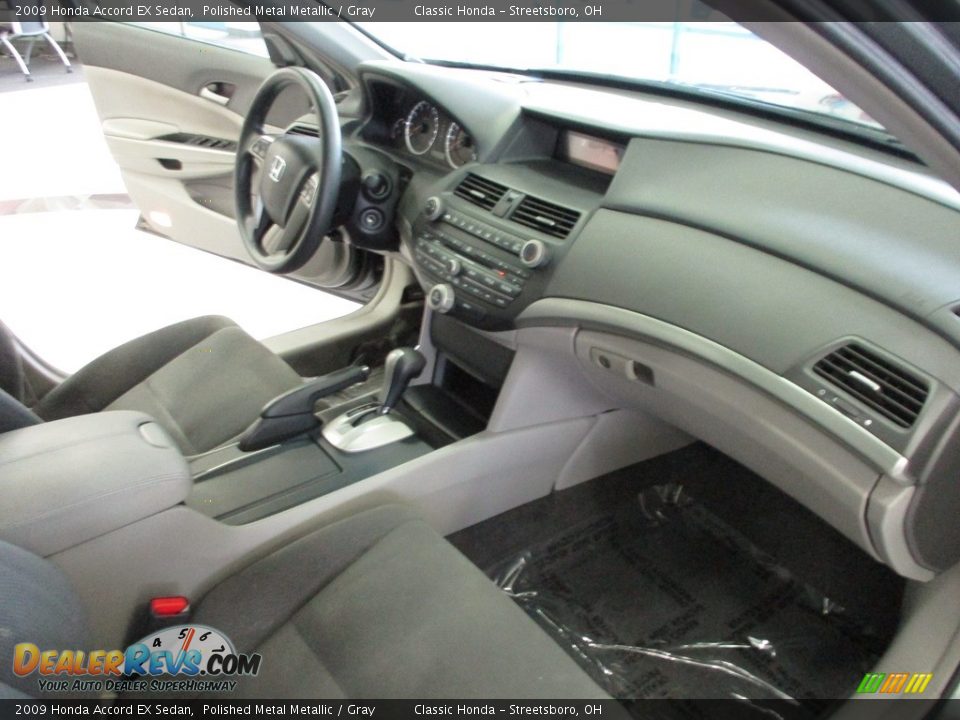 2009 Honda Accord EX Sedan Polished Metal Metallic / Gray Photo #15