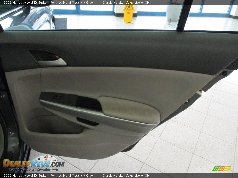 2009 Honda Accord EX Sedan Polished Metal Metallic / Gray Photo #18