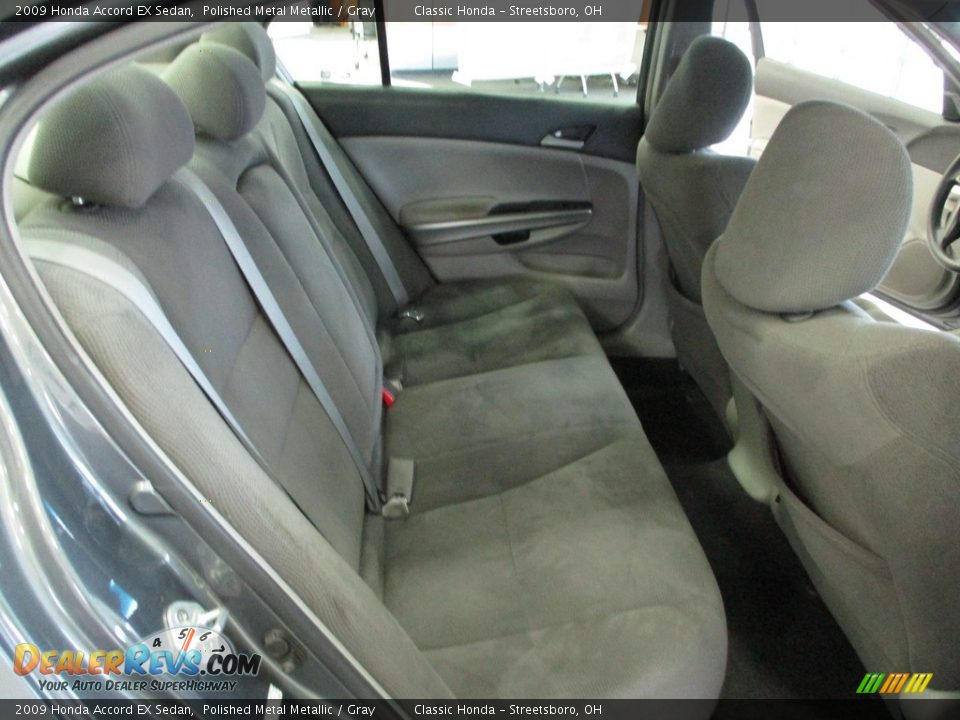 2009 Honda Accord EX Sedan Polished Metal Metallic / Gray Photo #20