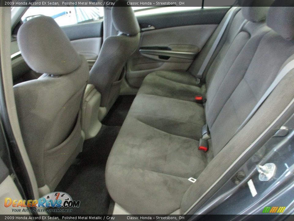 2009 Honda Accord EX Sedan Polished Metal Metallic / Gray Photo #25