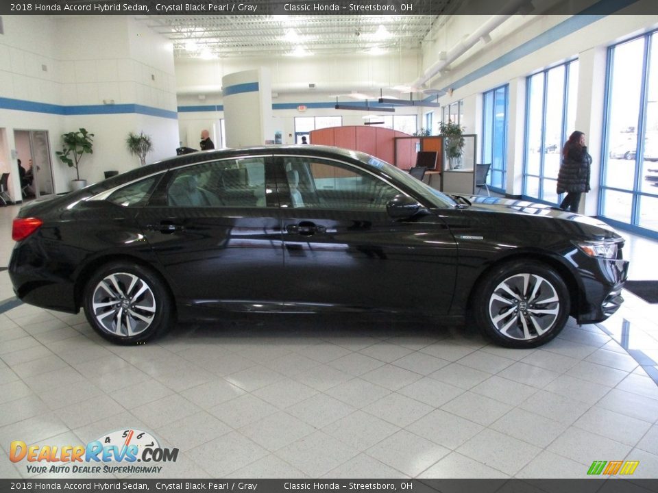 Crystal Black Pearl 2018 Honda Accord Hybrid Sedan Photo #4