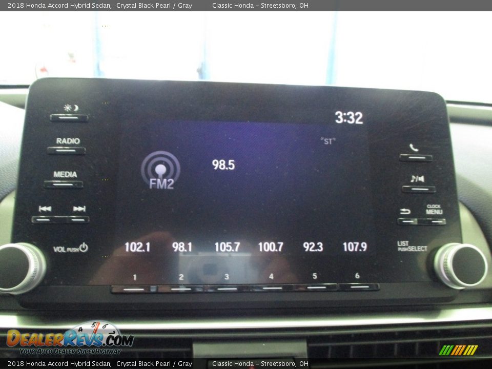 2018 Honda Accord Hybrid Sedan Crystal Black Pearl / Gray Photo #35