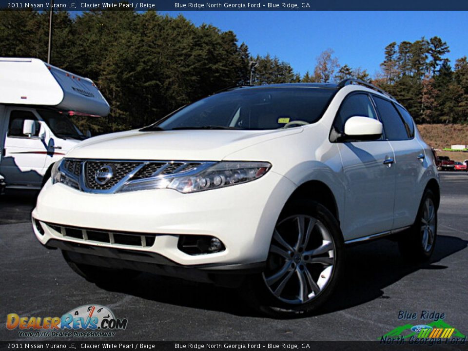 2011 Nissan Murano LE Glacier White Pearl / Beige Photo #1