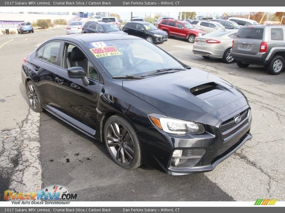 2017 Subaru WRX Limited Crystal Black Silica / Carbon Black Photo #3