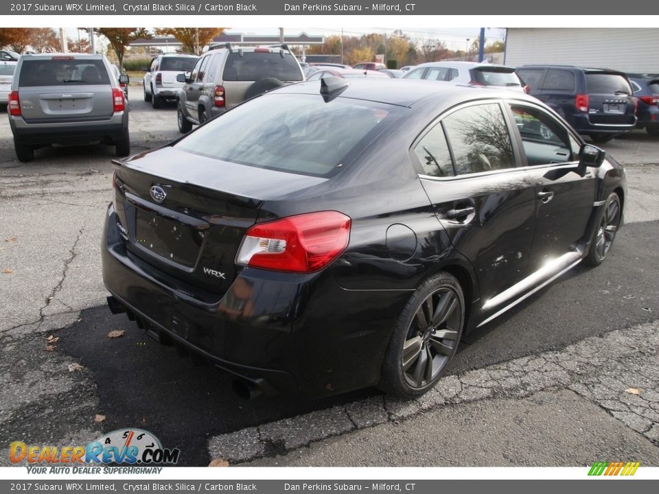 2017 Subaru WRX Limited Crystal Black Silica / Carbon Black Photo #5
