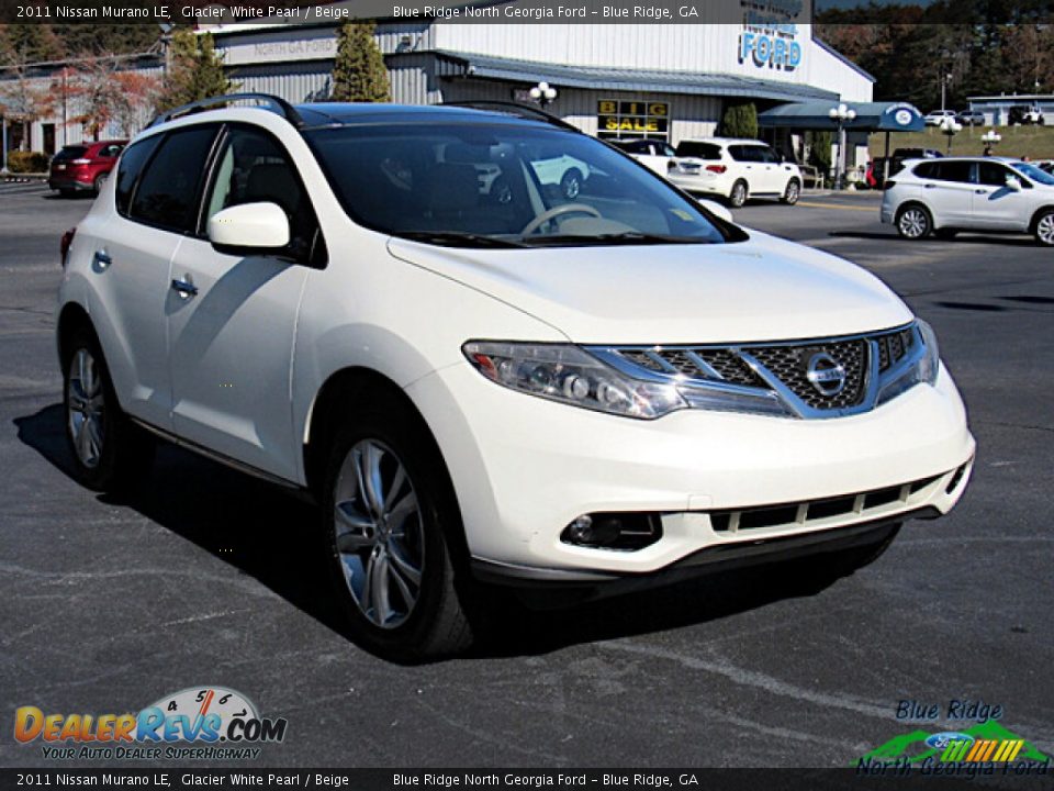 2011 Nissan Murano LE Glacier White Pearl / Beige Photo #7