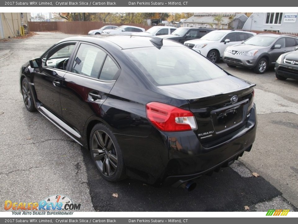 2017 Subaru WRX Limited Crystal Black Silica / Carbon Black Photo #7