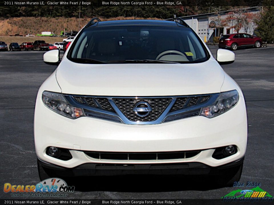 2011 Nissan Murano LE Glacier White Pearl / Beige Photo #8