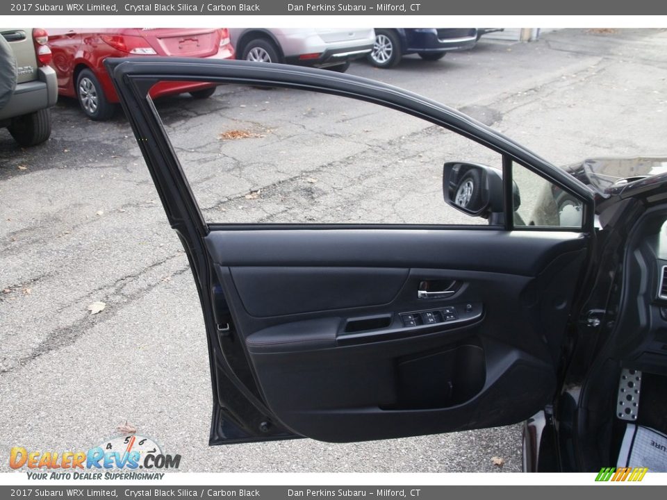 2017 Subaru WRX Limited Crystal Black Silica / Carbon Black Photo #9