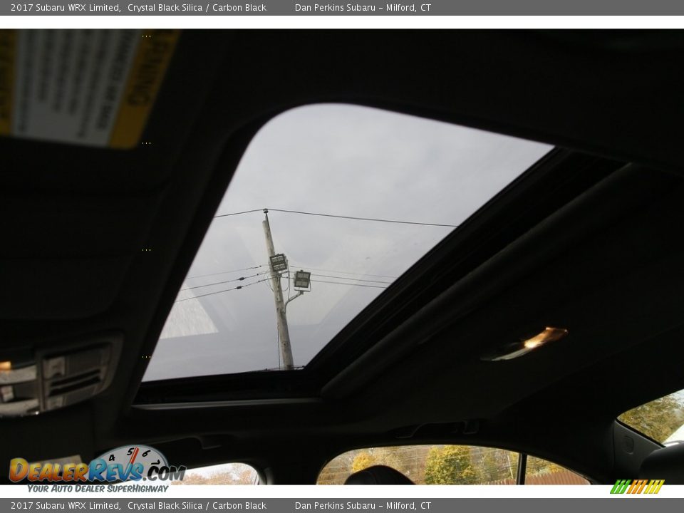 2017 Subaru WRX Limited Crystal Black Silica / Carbon Black Photo #11