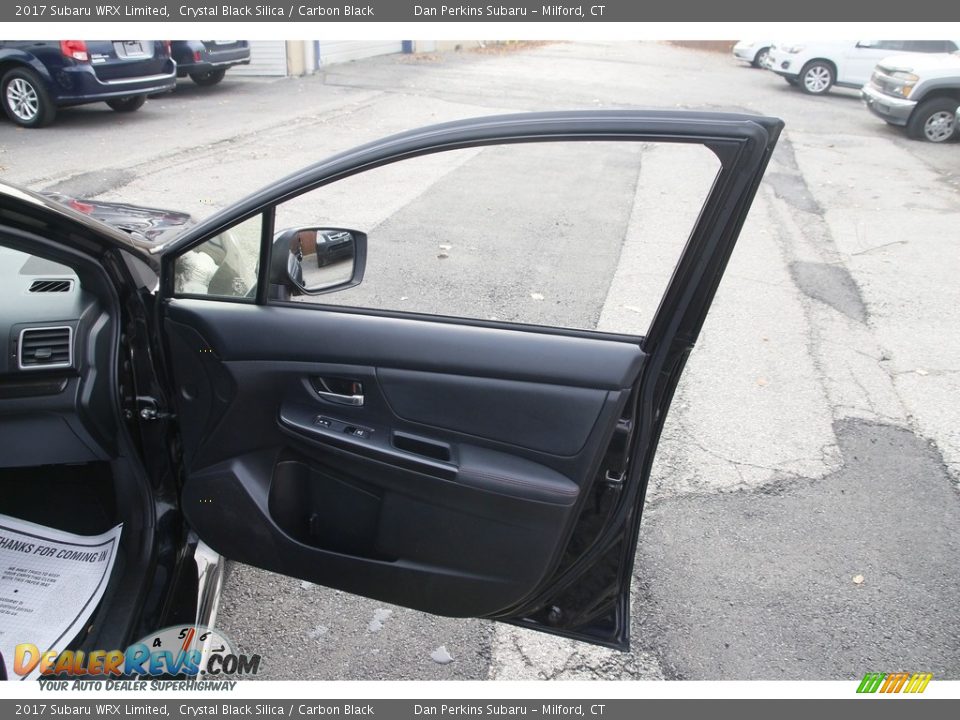 2017 Subaru WRX Limited Crystal Black Silica / Carbon Black Photo #17
