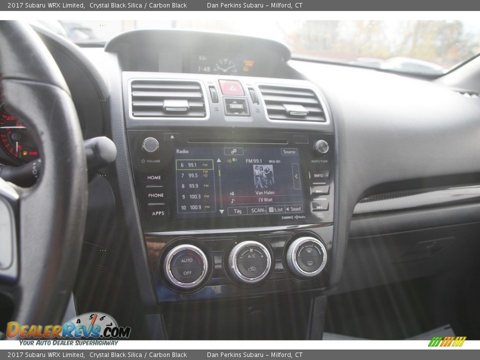 2017 Subaru WRX Limited Crystal Black Silica / Carbon Black Photo #19